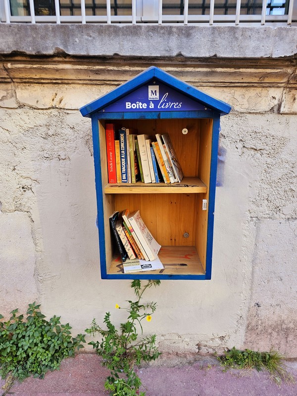 Une boite à livres à Montpellier&nbsp;(34)