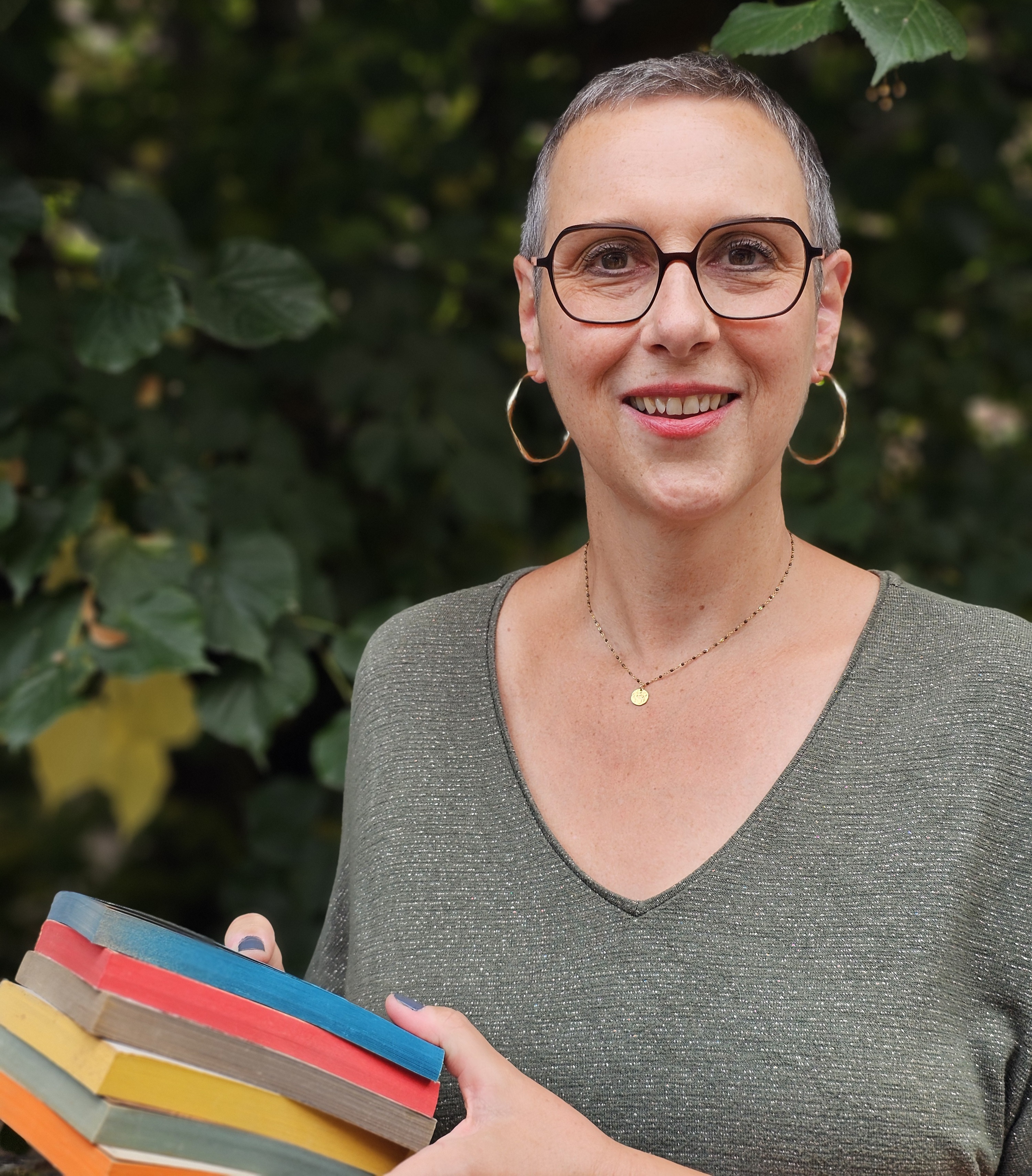 Dans la bibliothèque d'Anne